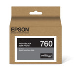 Cartucho de Tinta Epson T760120 UltraChrome HD Photo Black 26ml p/ P600 - CartuchoNet
