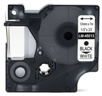 Fita Compatível G&G 45013 12mm p/ Dymo