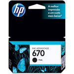 Cartucho de Tinta HP 670 Preto CZ113AB - CartuchoNet