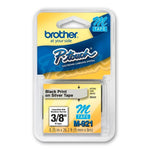 Fita Brother M-921 9mm Preto/Prata - CartuchoNet