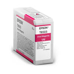 Cartucho de Tinta Epson T850300 UltraChrome HD Vivid Magenta 80ml p/ P800 - CartuchoNet