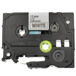 Fita Compatível Aimo TZE-FX231 Flexível Brother 12mm Preto/Branco
