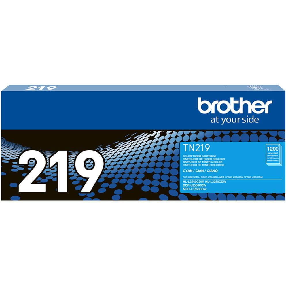 Toner Brother TN-219C Ciano para MFC-L3760CDW|HL-L3240CDW|DCP-L3560CDW - CartuchoNet