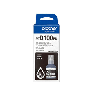 Garrafa de Tinta Brother BTD100BK Preto