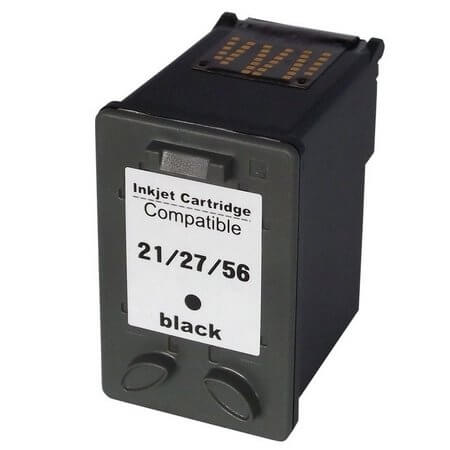 Cartucho de Tinta Compatível Profit HP 21 C9351AB HP 27 C8727AL HP 56 C6656A Preto 20ml - CartuchoNet