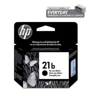 Cartucho de tinta HP 21b Preto Everyday C9351BB - CartuchoNet