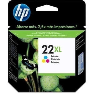 Cartucho de tinta HP 22XL Colorido C9352CB Alto Rendimento - CartuchoNet