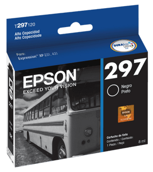 Cartucho de Tinta Epson 297 T297120 Preto Alto Rendimento - CartuchoNet