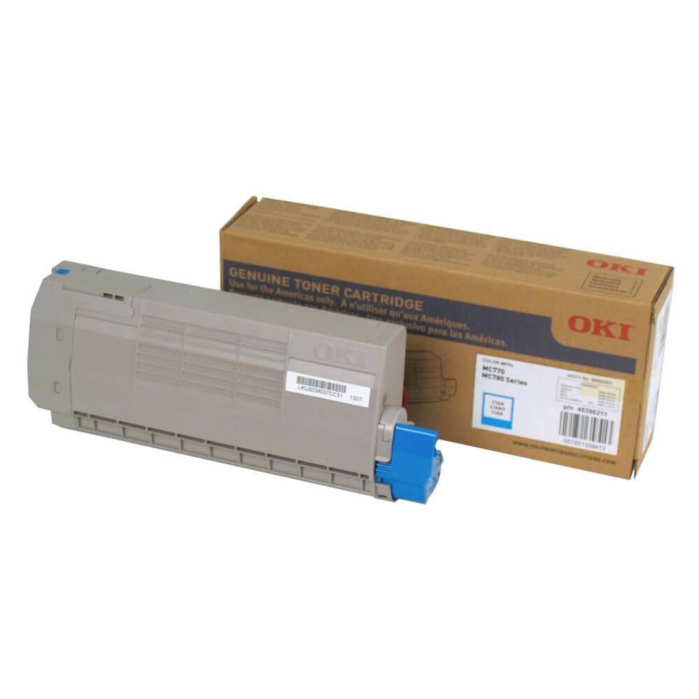 Cartucho Toner OKI MC780 MC770 Ciano