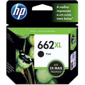Cartucho de Tinta HP 662XL Preto CZ105AB - CartuchoNet
