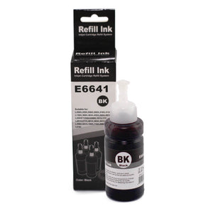 Refil Tinta p/ Epson T664120 Preto 70ml Lotus Compatível