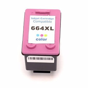 Cartucho de Tinta Compatível Master Print 664XL Color p/ HP F6V30A F6V30AB - CartuchoNet