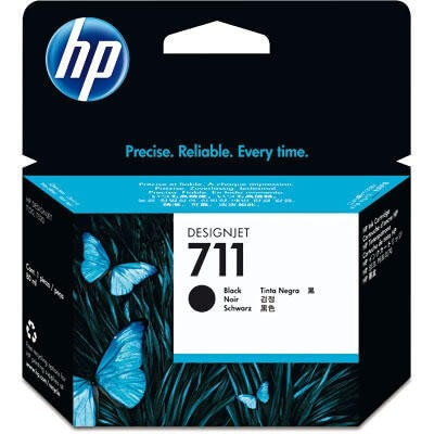 Cartucho de Tinta HP 711 Preto CZ133A 80ml Alto rendimento - CartuchoNet