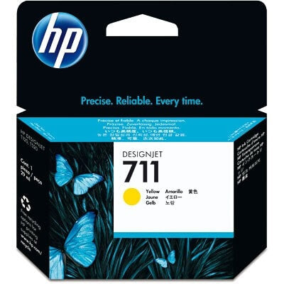 Cartucho de Tinta HP 711 Amarelo CZ132A 29ml - CartuchoNet