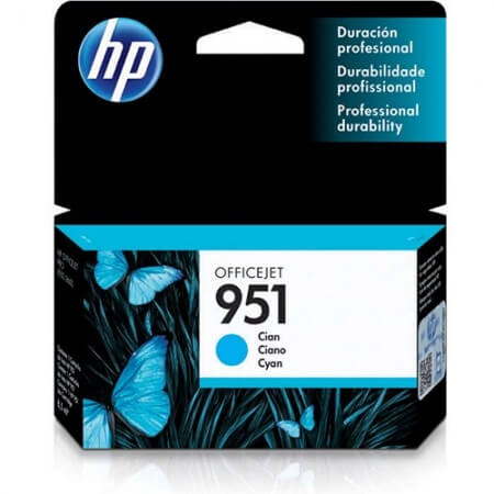 Cartucho de Tinta HP 951 Ciano CN050AB - CartuchoNet