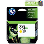Cartucho de Tinta HP 951XL Amarelo CN048AB Alto Rendimento - CartuchoNet