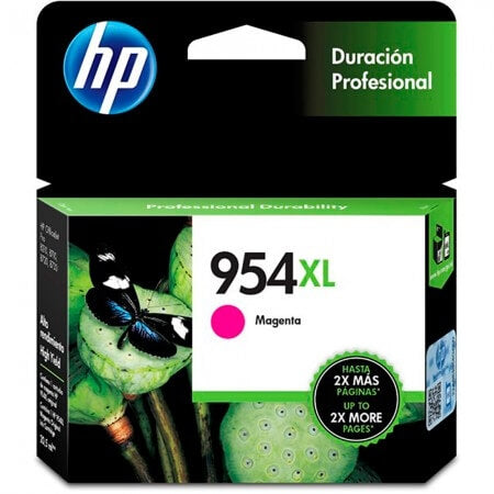 Cartucho de tinta HP 954XL Magenta L0S65AB Alto Rendimento - CartuchoNet