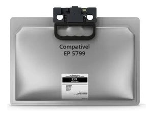 Tinta Pigmentada Preto Compatível Epson WF-5299 / 5799 | 795ml (40K) – Profit Ink - CartuchoNet