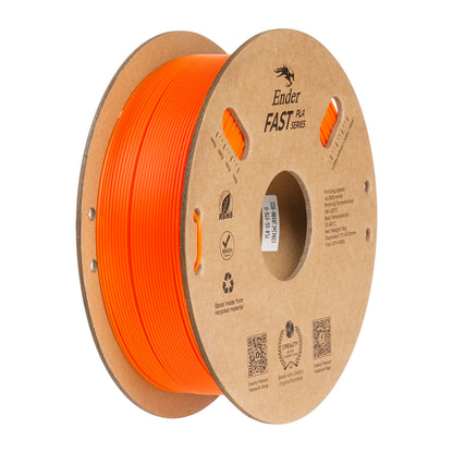 Filamento Creality Ender Fast PLA 1,75mm 1Kg Laranja