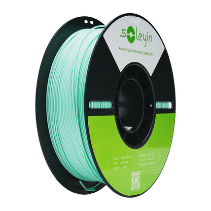 Filamento 3D Creality Soleyin Ultra PLA Light Green (Verde Claro) 1.75mm 1Kg