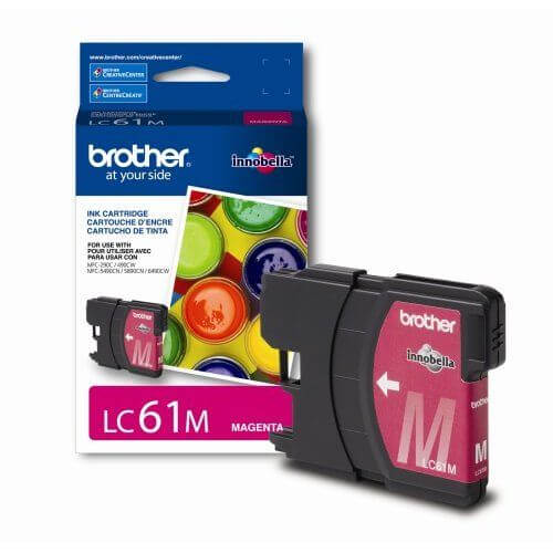 Cartucho Tinta Brother LC-61M Magenta - CartuchoNet