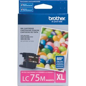Cartucho Tinta Brother LC-75M Magenta Original - CartuchoNet