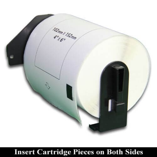 Etiqueta Brother DK-1241 Pre-Cortada 102x152mm - CartuchoNet