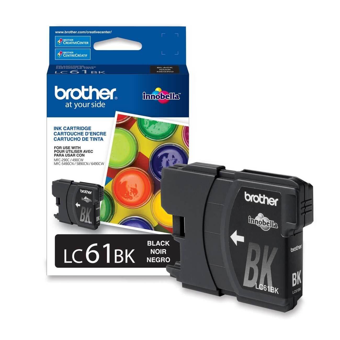 Cartucho Tinta Brother LC-61BK Preto - CartuchoNet