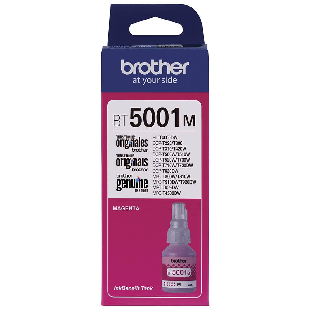 Refil de Tinta Brother BT5001M Magenta