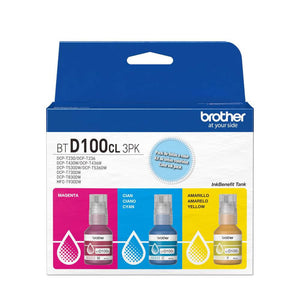 BTD1003PK Kit com 3 Garrafas de Tinta Colorida (C/M/Y)