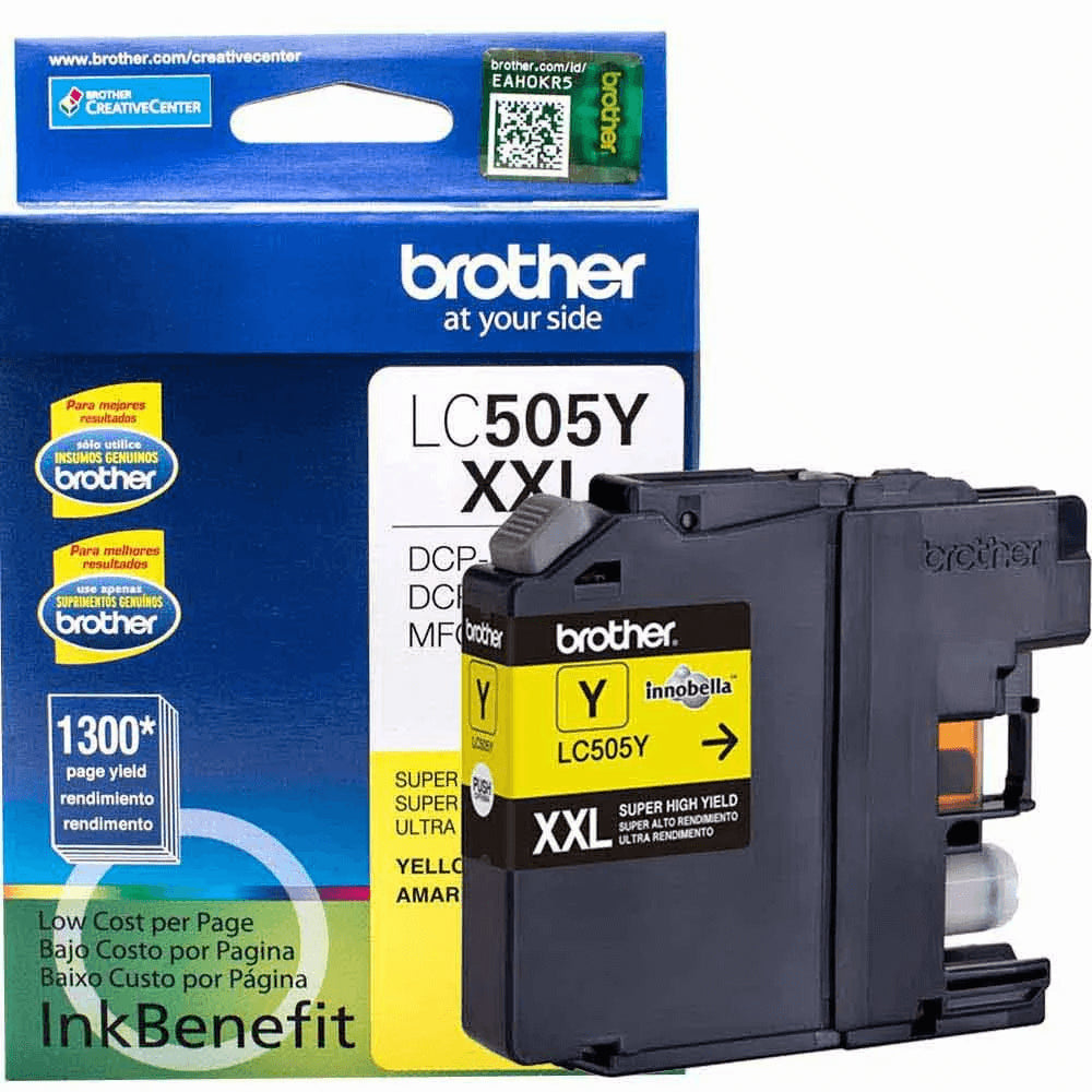Cartucho Brother LC 505 Y Amarelo