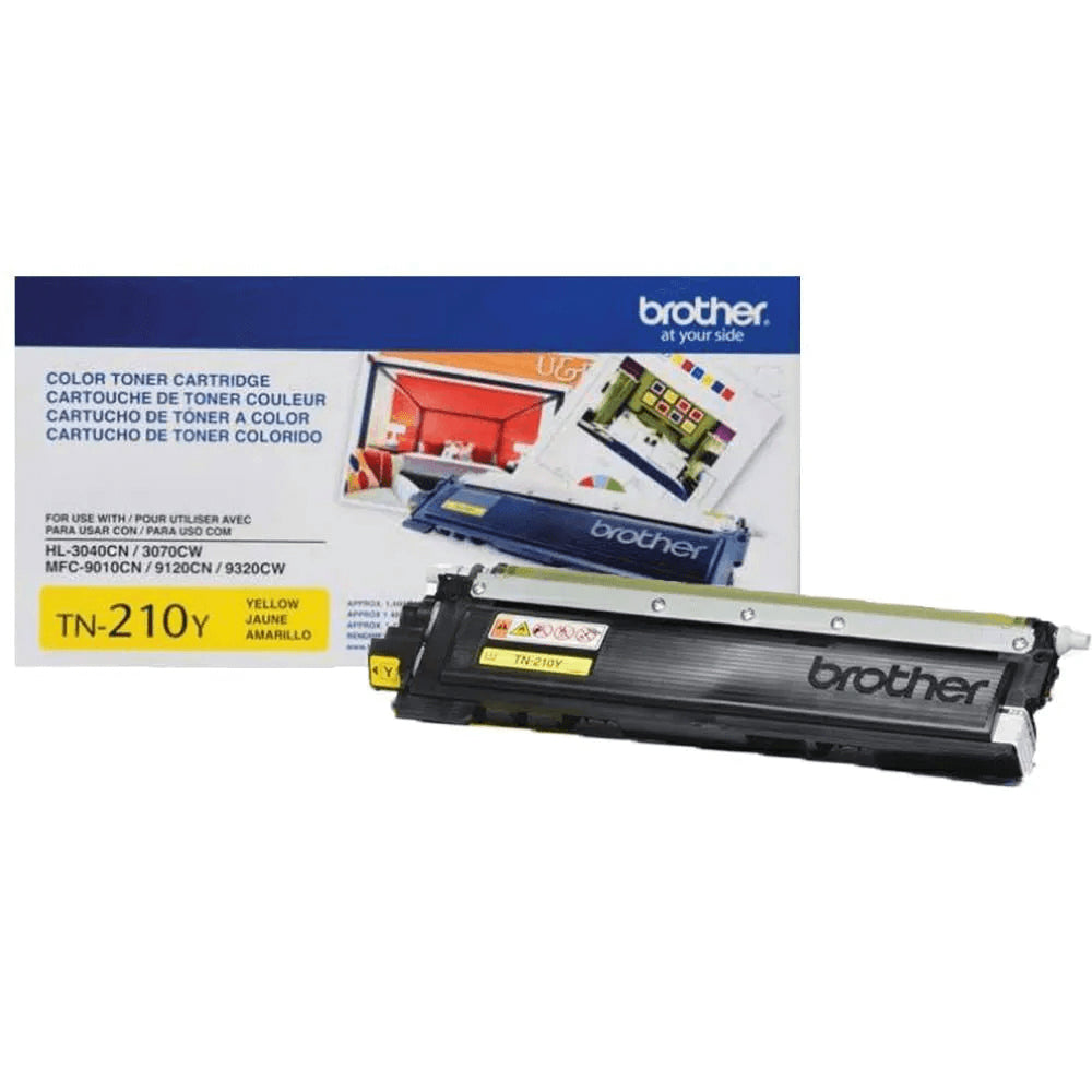 Cartucho Toner Brother TN-210Y Amarelo - CartuchoNet