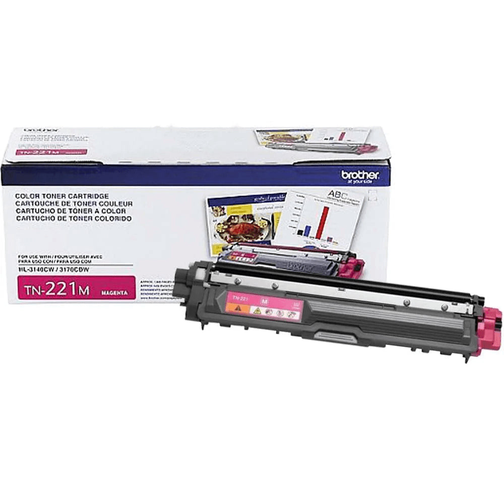 Cartucho Toner Brother TN-221M Magenta - CartuchoNet