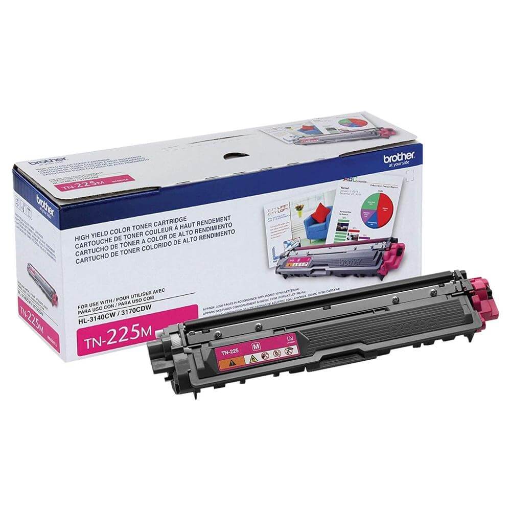 Cartucho Toner Brother TN-225M Magenta - CartuchoNet