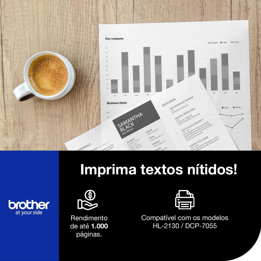 Cartucho Toner Brother TN-410 preto