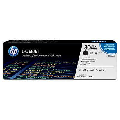 Cartucho Toner HP 304A Laserjet CC530AD Dual Black