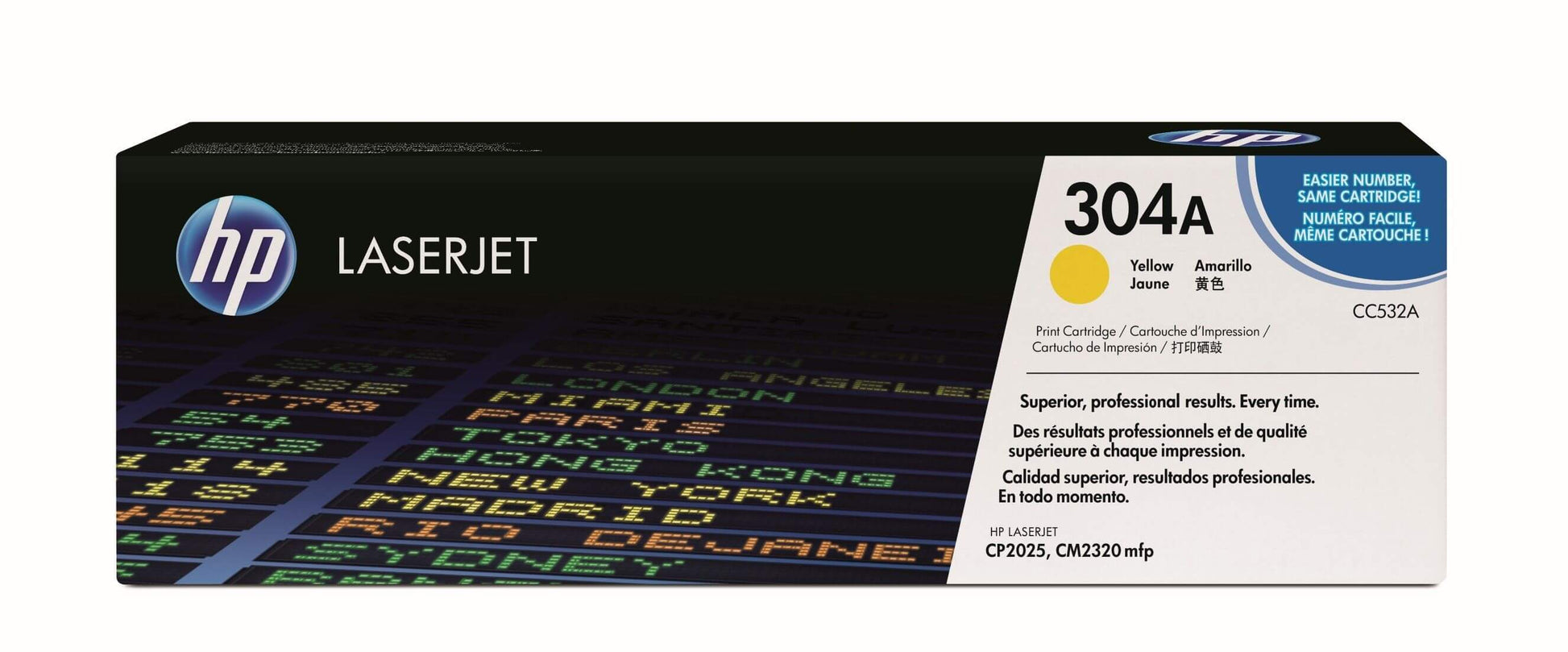 Cartucho Toner HP 304A Laserjet CC532A Amarelo - CartuchoNet