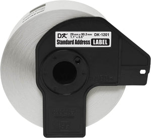 Etiqueta Brother 29mmx90mm DK-1201 Pré Cortada - CartuchoNet
