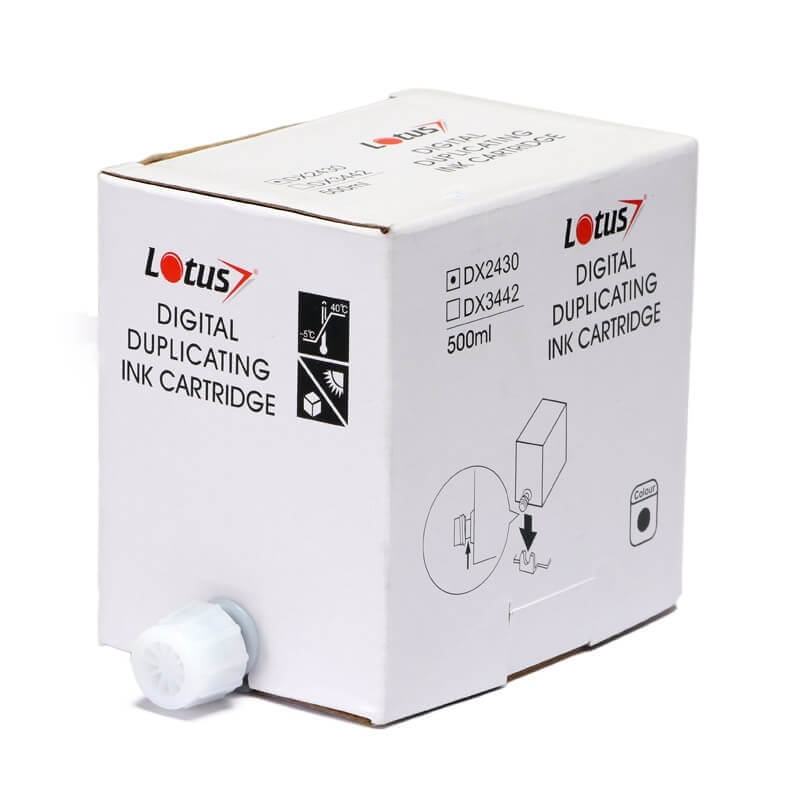 Tinta Compatível p/Duplicadora DX2430 500ml Vermelho Lotus 