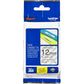 Fita Brother TZE-131 12mm Preto/Transparente - CartuchoNet