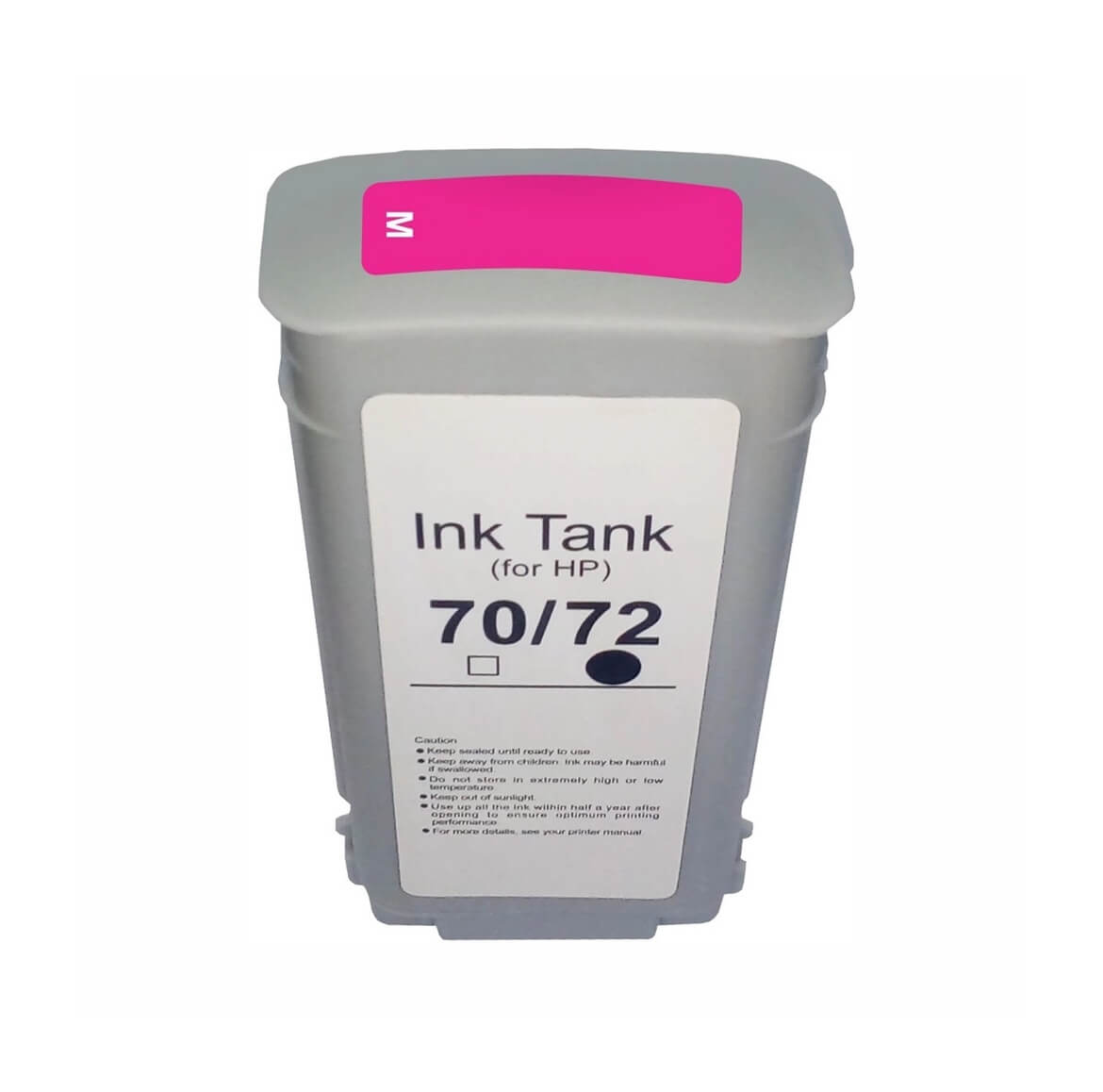 Cartucho de Tinta Compatível G&G C9372 Magenta HP 72 p/ HP T620