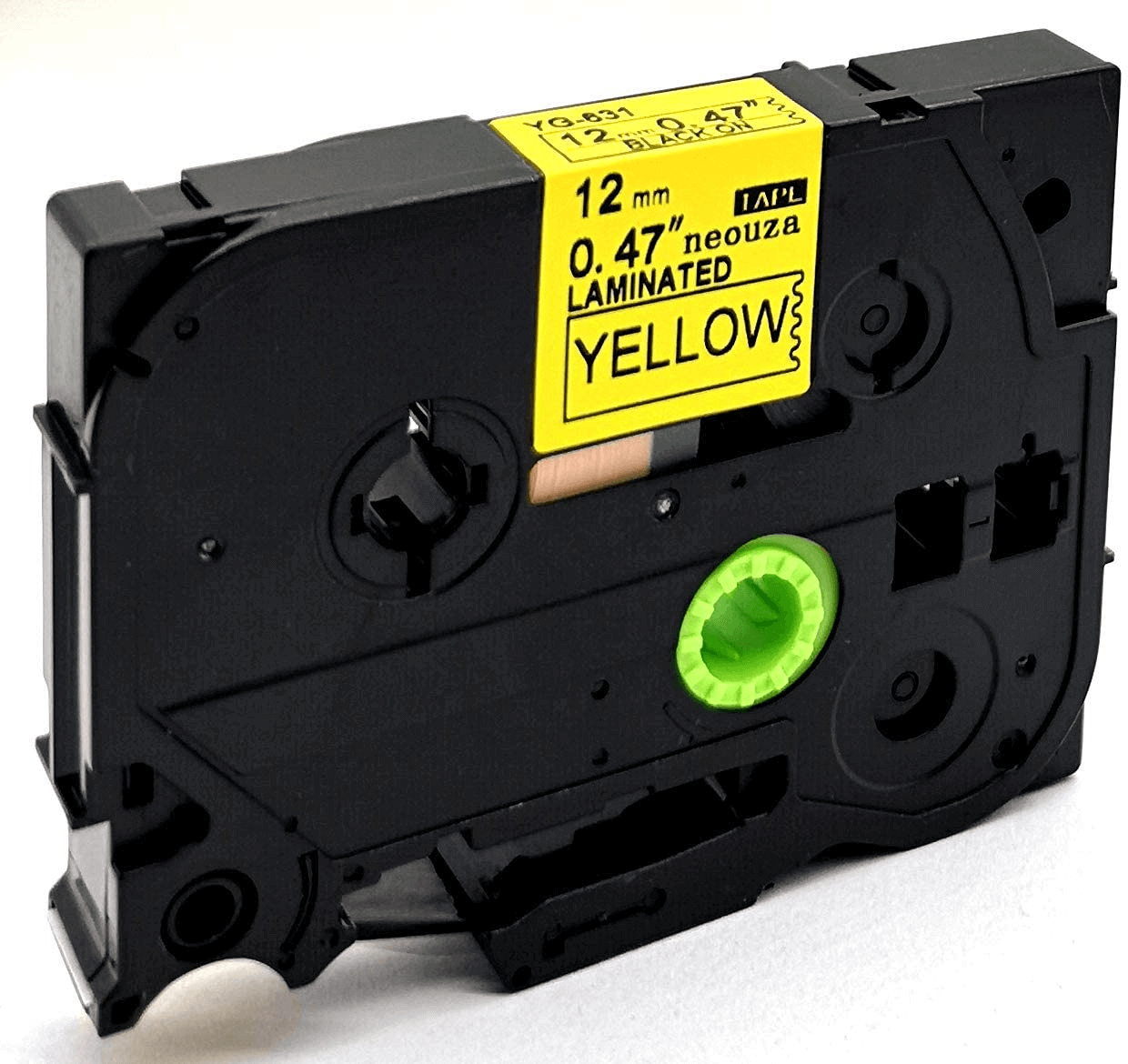 Fita Compatível G&G TZ-631 Brother 12mm Preto/Amarelo