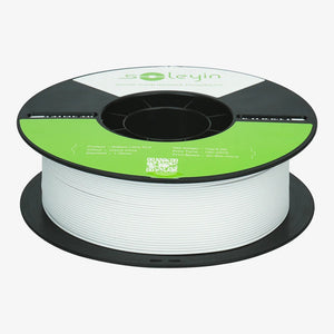 Filamento 3D Creality Soleyin Ultra PLA Matte White (Branco Fosco) 1.75mm 1Kg