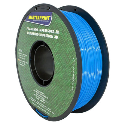 Filamento 3D PLA Azul 1.75mm 1kg - DER 4v