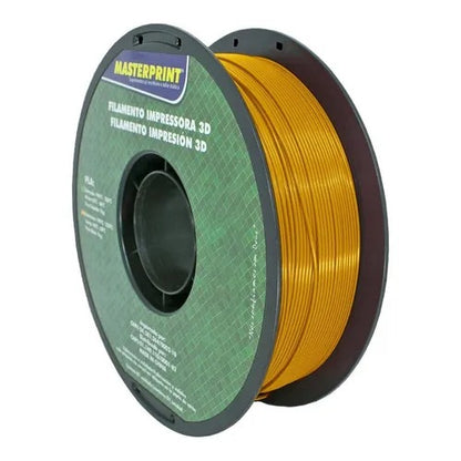 Filamento 3D PLA Dourado Gold 1.75mm 1kg - DER 4v