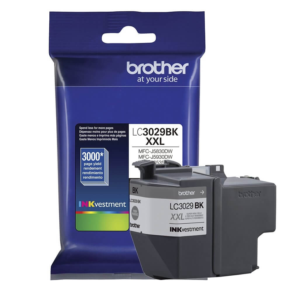 Cartucho de Tinta Brother LC 3029 BK Preto p/ 6935 - CartuchoNet