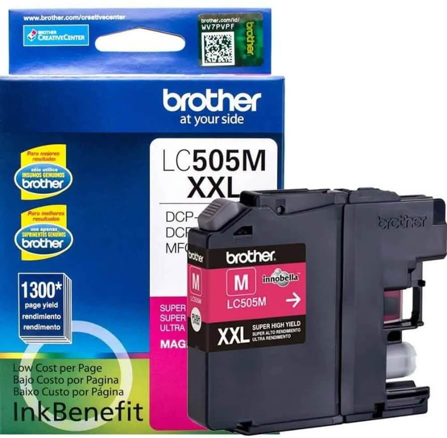Cartucho Brother LC 505 M Magenta 1