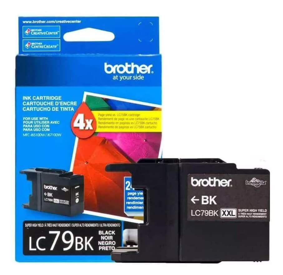 Cartucho Tinta Brother LC-79BK Preto Alto Rendimento