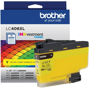 Cartucho de Tinta Brother LC406XLYS Amarelo