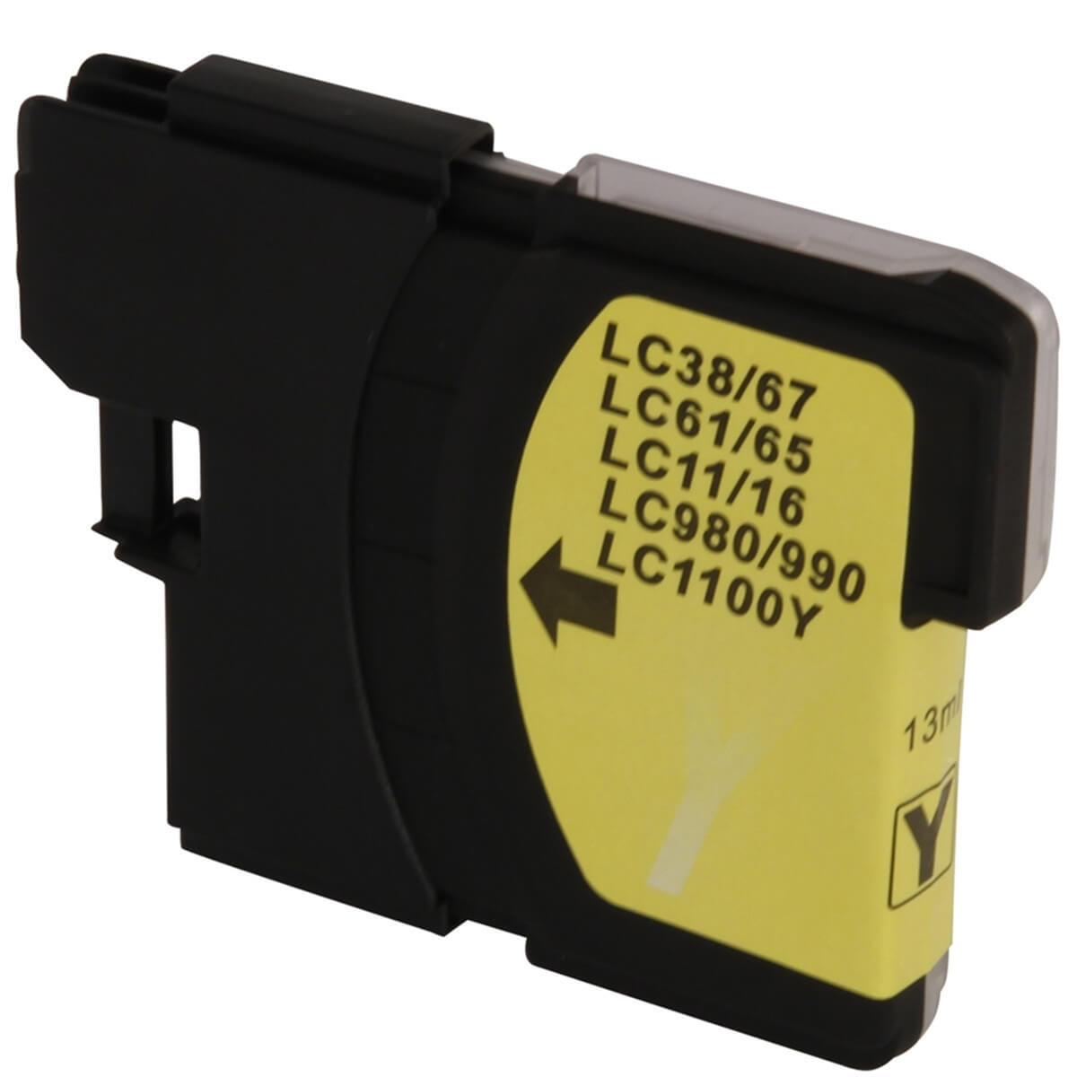 Cartucho de Tinta Compatível Premium Brother LC 65 61 Amarelo - CartuchoNet